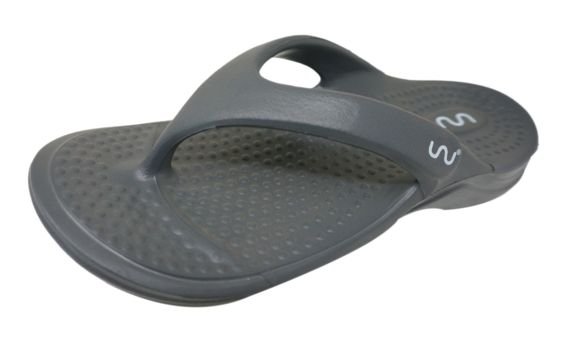 Doubleu California Men Slipper Comfortable & Light Weight Recovery Footwear (Carbon)