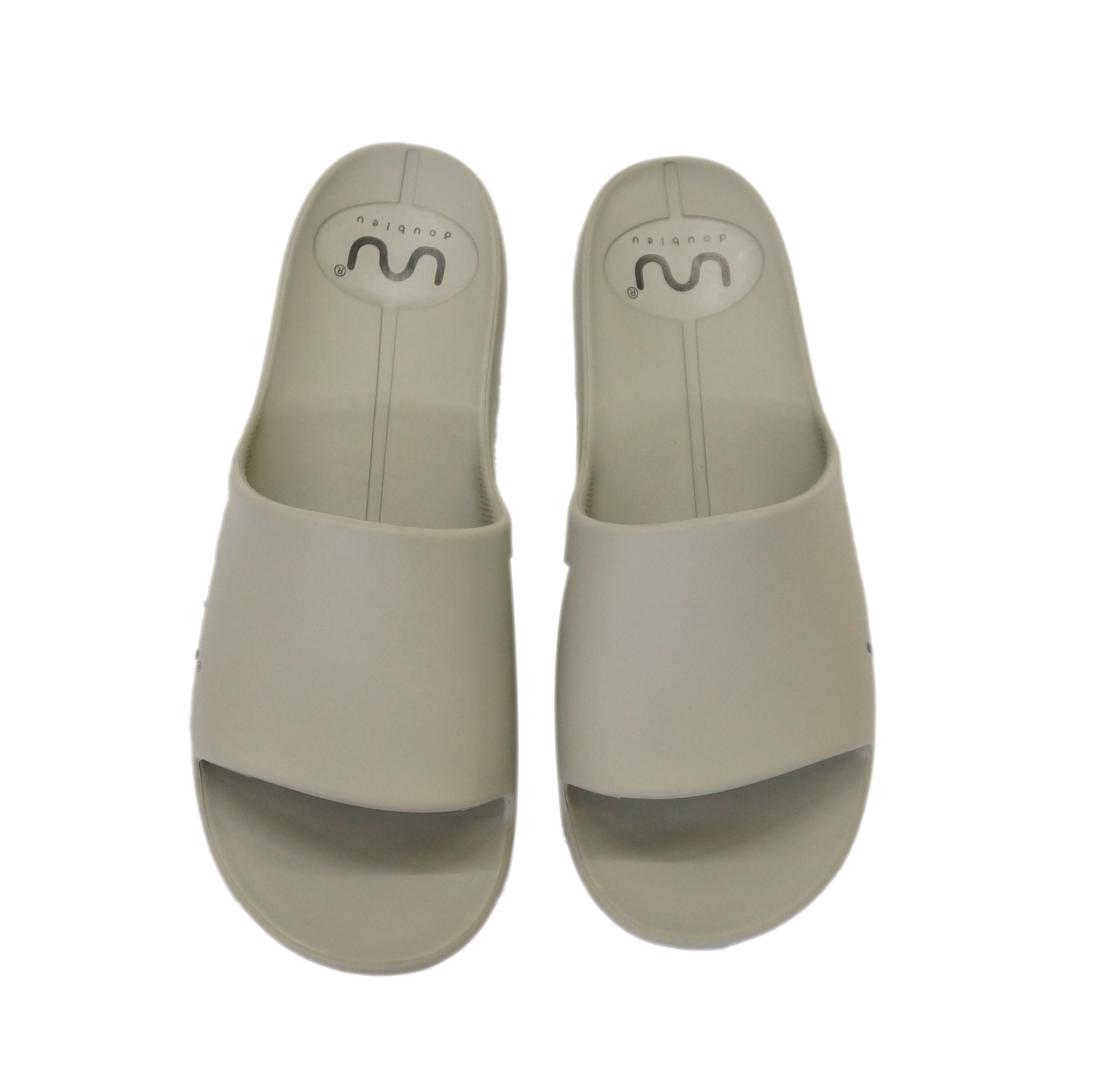Doubleu Milano Men Slipper Comfortable & Light Weight Recovery Footwear (Fog)
